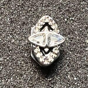 KEEP Collective Stella & Dot Small Shining Moments Slider Charm in Silver Tone